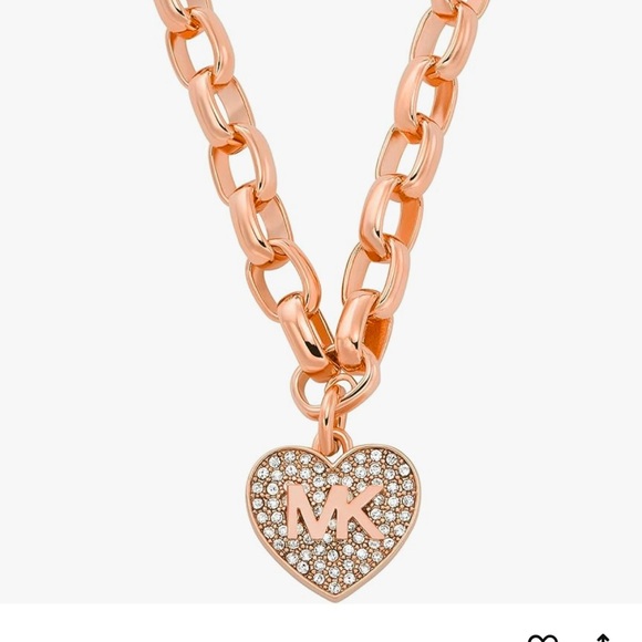SELLING THIS BEAUTIFUL BRAND.NEW ROSE GOLD Michael KORS NECKLACE never been worn - Picture 3 of 3